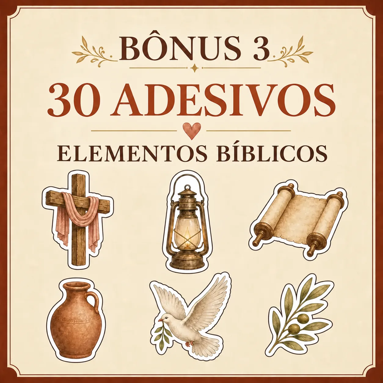 Bônus 3 - Adesivos de Elementos Bíblicos