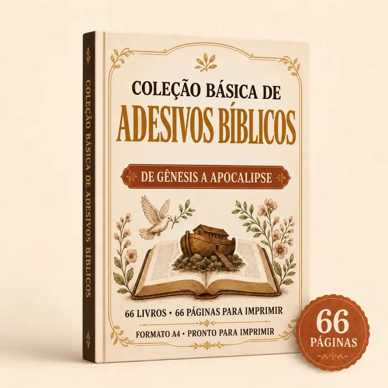 Mockup da Coleção de Adesivos Bíblicos Básica